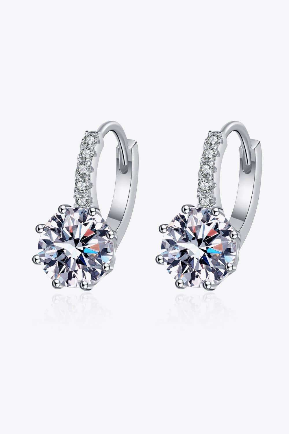 4 Carat Sparkala™ 925 Sterling Silver Earrings by Sparkala