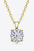 1 Carat Sparkala™ Chain-Link Necklace (Platinum-Plated Fine Silver) by Sparkala