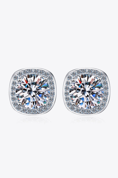 Let Me Love You 1 Carat Sparkala™ Stud Earrings by Sparkala