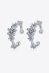 Sparkala™ Rhodium-Plated Cuff Earrings by Sparkala
