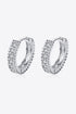 Pure Sterling Silver Inlaid Sparkala™ Huggie Earrings by Sparkala