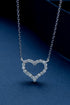 Adored Sparkala™ Platinum-Plated Heart Necklace by Sparkala