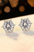 Stuck On You 4 Carat Sparkala™ Stud Earrings (Platinum-Plated Fine Silver) by Sparkala