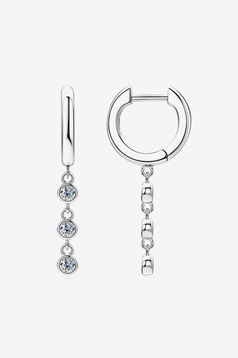 Sparkala™ Decor Platinum-Plated 925 Sterling Silver Earrings by Sparkala