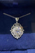 5 Carat Sparkala™ Platinum-Plated 925 Sterling Silver Necklace by Sparkala