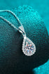 2 Carat Flawless Sparkala™ Teardrop Pendant Necklace in Fine Sterling Silver by Sparkala