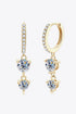 Adored Be The One Sparkala™ Drop Earrings (Platinum-Plated Fine Silver) by Sparkala