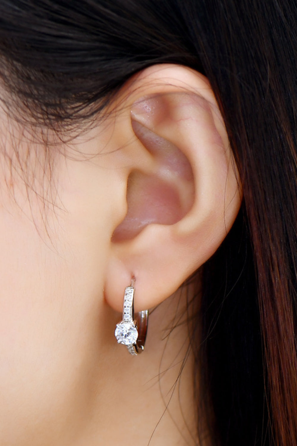 Carry Your Love 1 Carat Sparkala™ Platinum-Plated Earrings by Sparkala