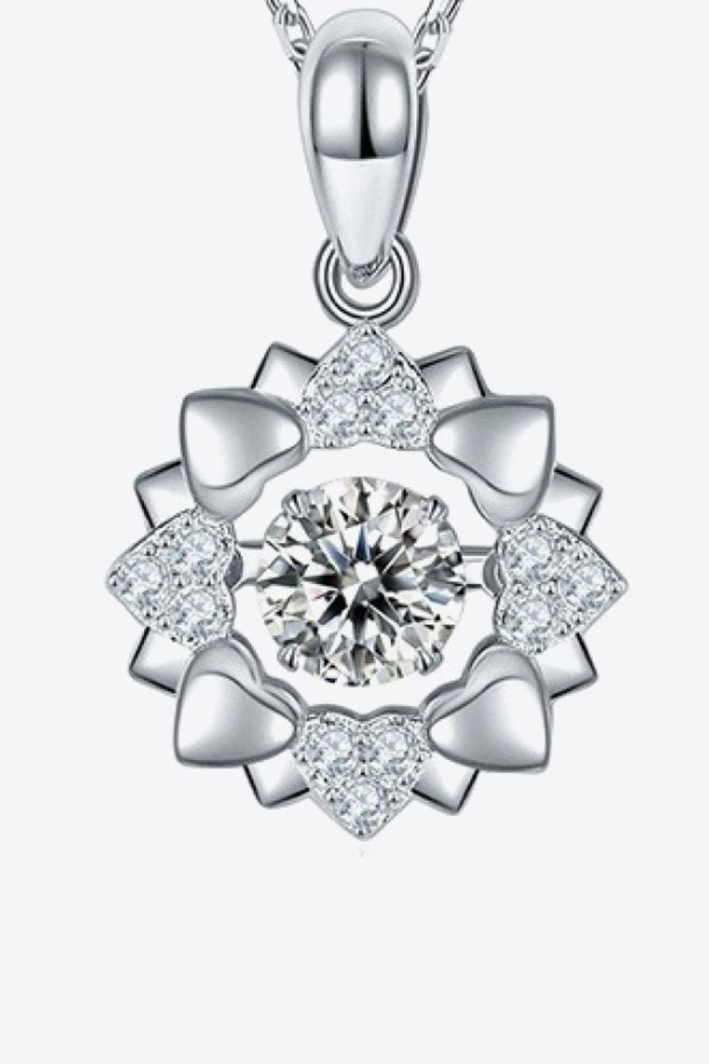Sparkala™ Flower Shape Pendant Necklace by Sparkala