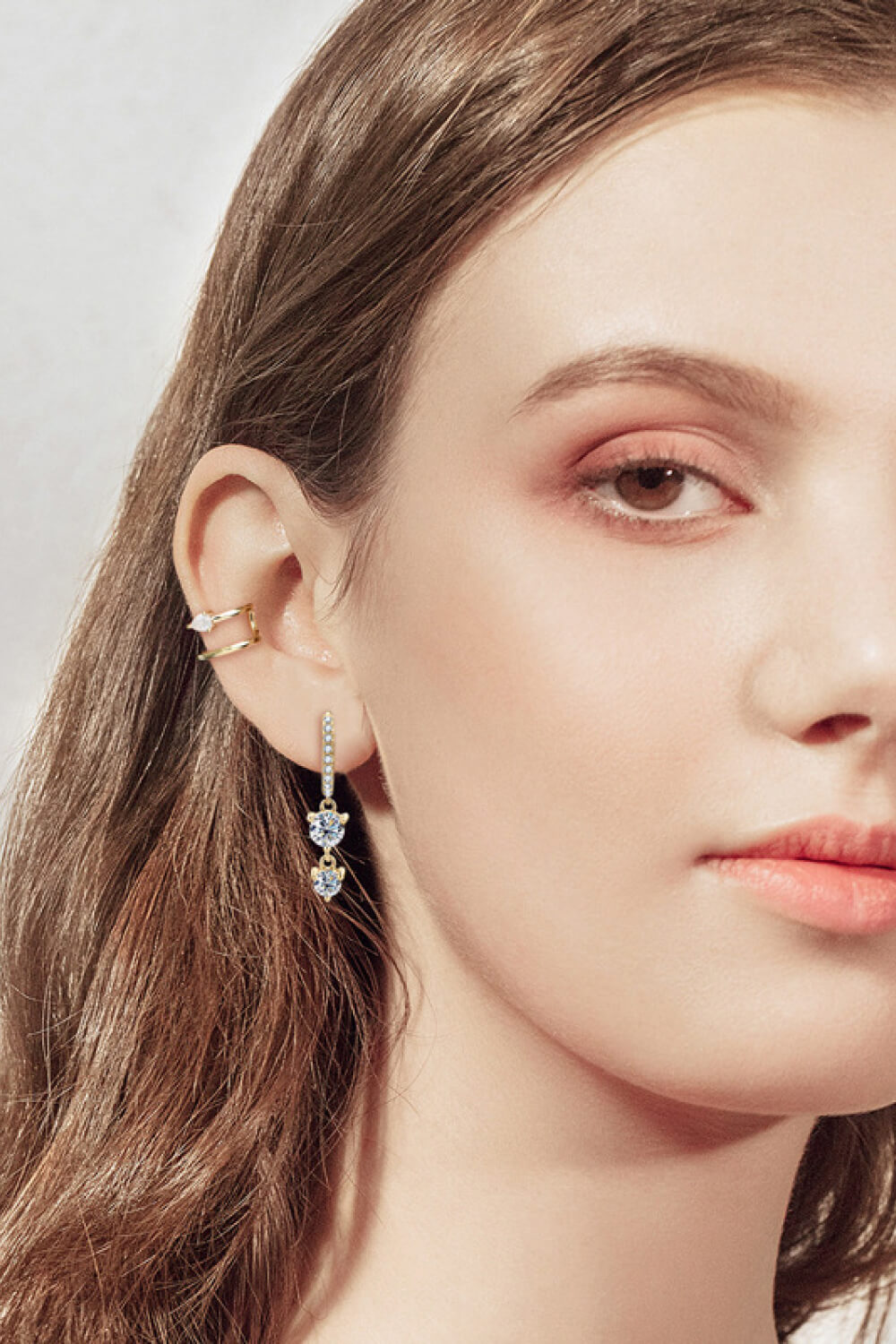 Adored Be The One Sparkala™ Drop Earrings (Platinum-Plated Fine Silver) by Sparkala
