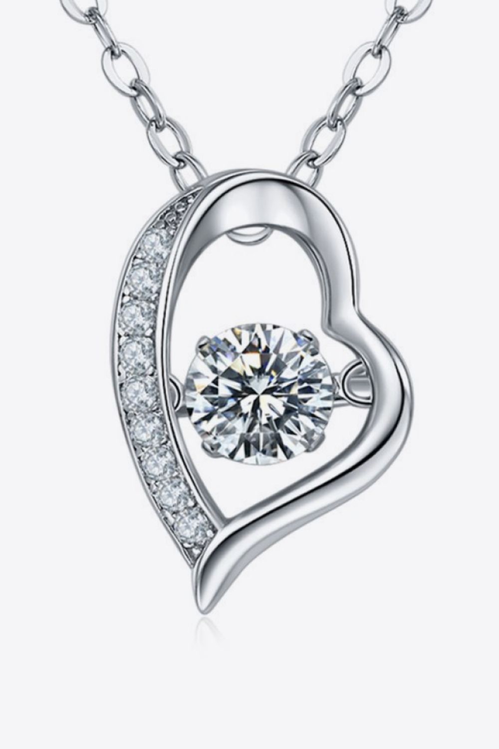 Platinum-Plated 925 Sterling Silver Sparkala™ Pendant Necklace by Sparkala