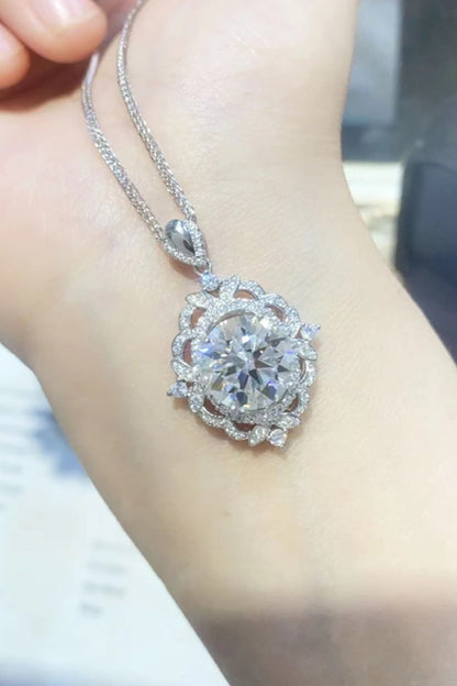 5 Carat Sparkala™ Platinum-Plated 925 Sterling Silver Necklace by Sparkala