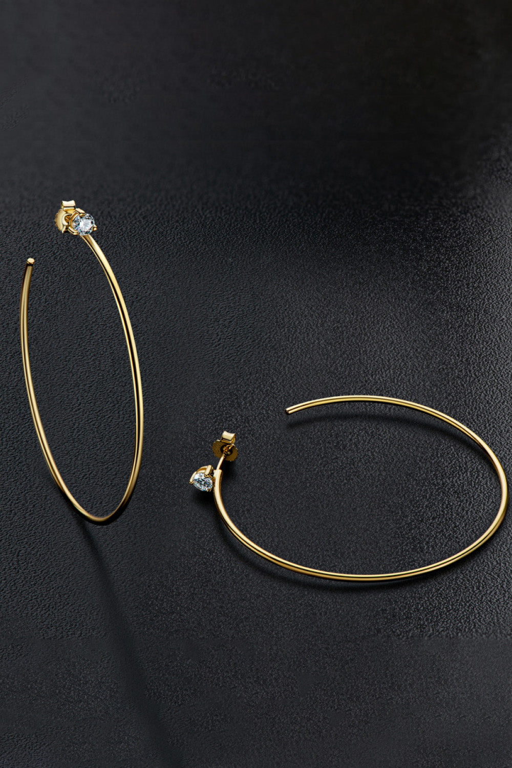 Adored 925 Sterling Silver Sparkala™ Hoop Earrings (Platinum-Plated Fine Silver) by Sparkala
