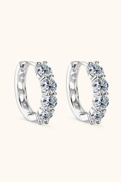 2.4 Carat Sparkala™ Huggie Earrings by Sparkala