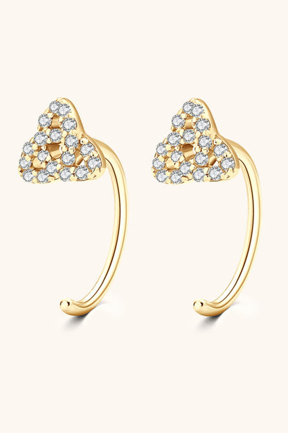 Sparkala™ Platinum-Plated 925 Sterling Silver Earrings by Sparkala
