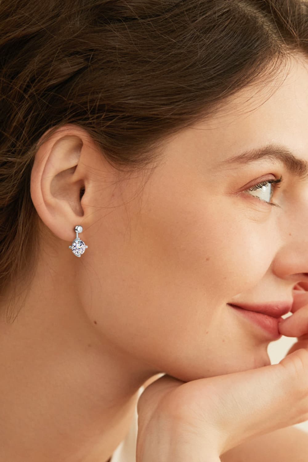 Adored 4 Carat Sparkala™ Drop Earrings (Platinum-Plated Fine Silver) by Sparkala