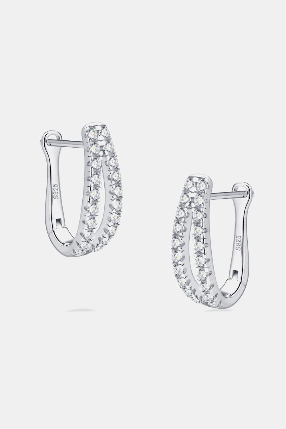 Sparkala™ Platinum-Plated 925 Sterling Silver Earrings by Sparkala