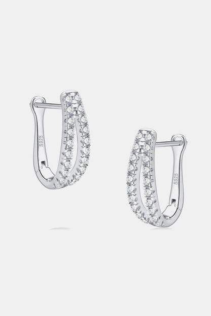 Sparkala™ Platinum-Plated 925 Sterling Silver Earrings by Sparkala