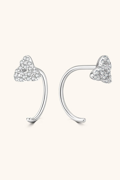 Sparkala™ Platinum-Plated 925 Sterling Silver Earrings by Sparkala