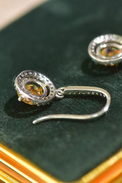 Platinum-Plated 2 Carat Sparkala™ Drop Earrings by Sparkala