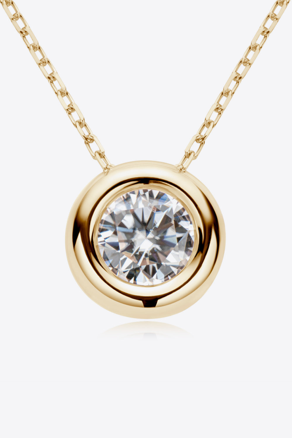 Adored 1 Carat Sparkala™ Pendant 925 Sterling Silver Necklace (Platinum-Plated Fine Silver) by Sparkala
