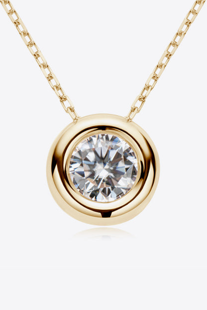 Adored 1 Carat Sparkala™ Pendant 925 Sterling Silver Necklace (Platinum-Plated Fine Silver) by Sparkala