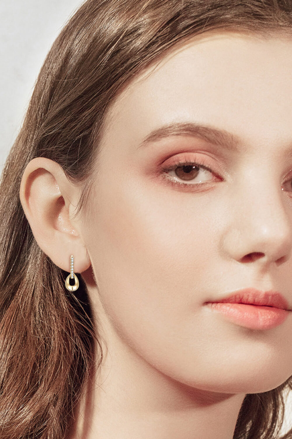 925 Sterling Silver Sparkala™ Double Hoop Earrings (Platinum-Plated Fine Silver) by Sparkala