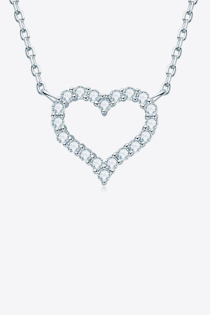Adored Sparkala™ Platinum-Plated Heart Necklace by Sparkala