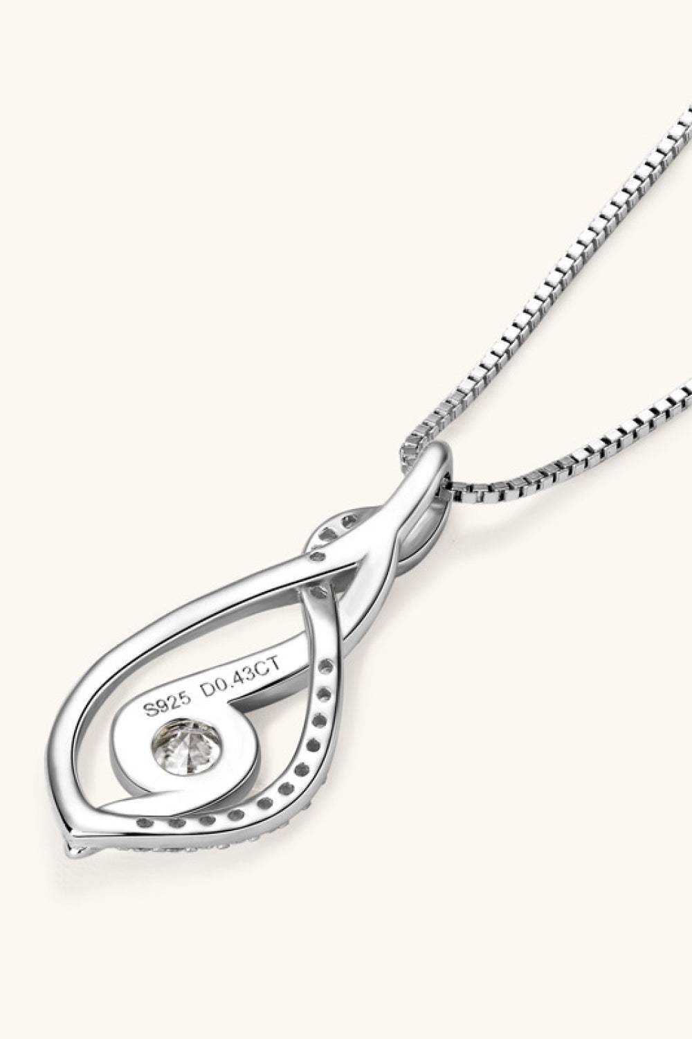 Sparkala™ Platinum-Plated 925 Sterling Silver Necklace by Sparkala