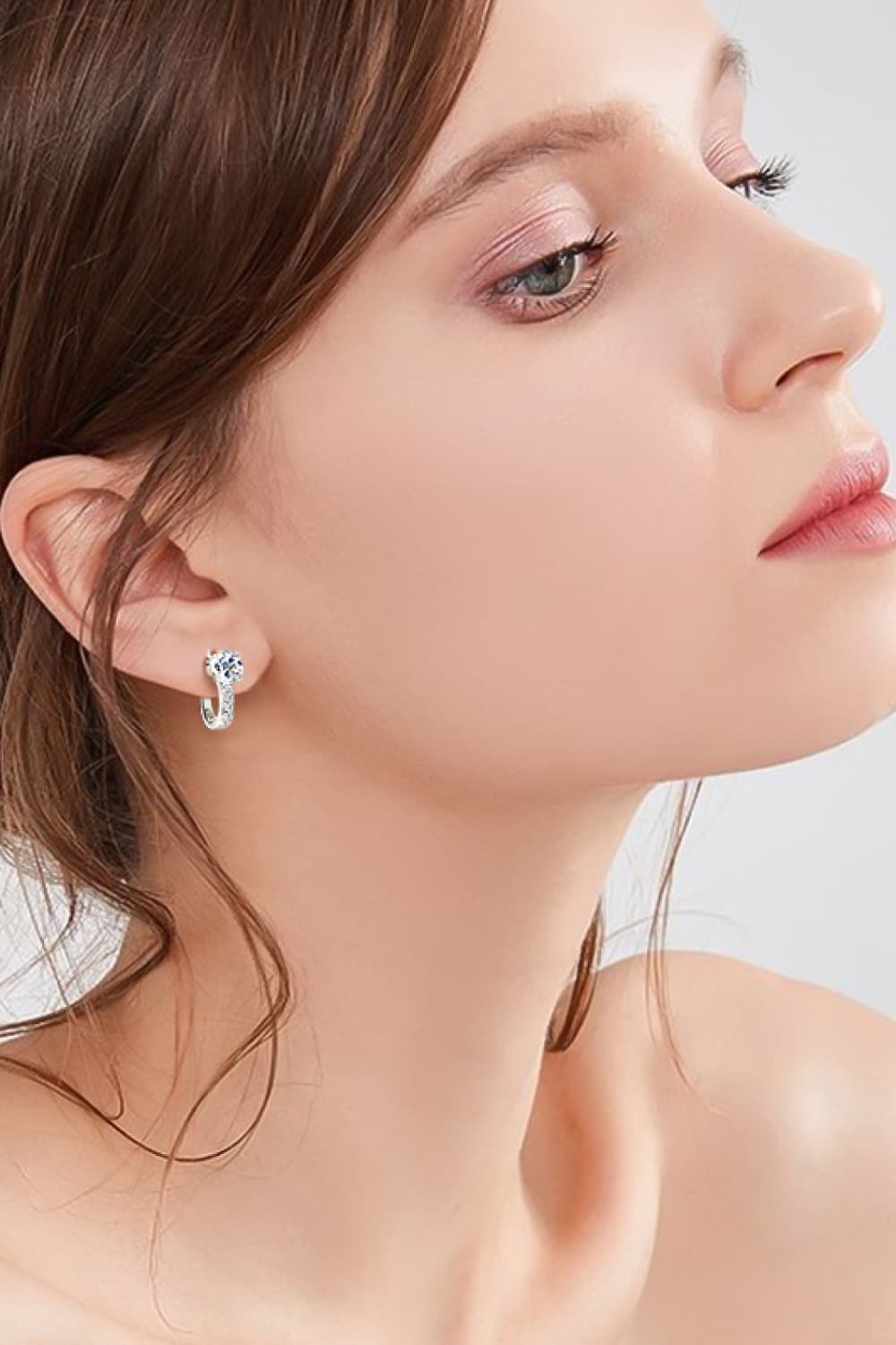 2 Carat Sparkala™ Platinum-Plated 925 Sterling Silver Earrings by Sparkala