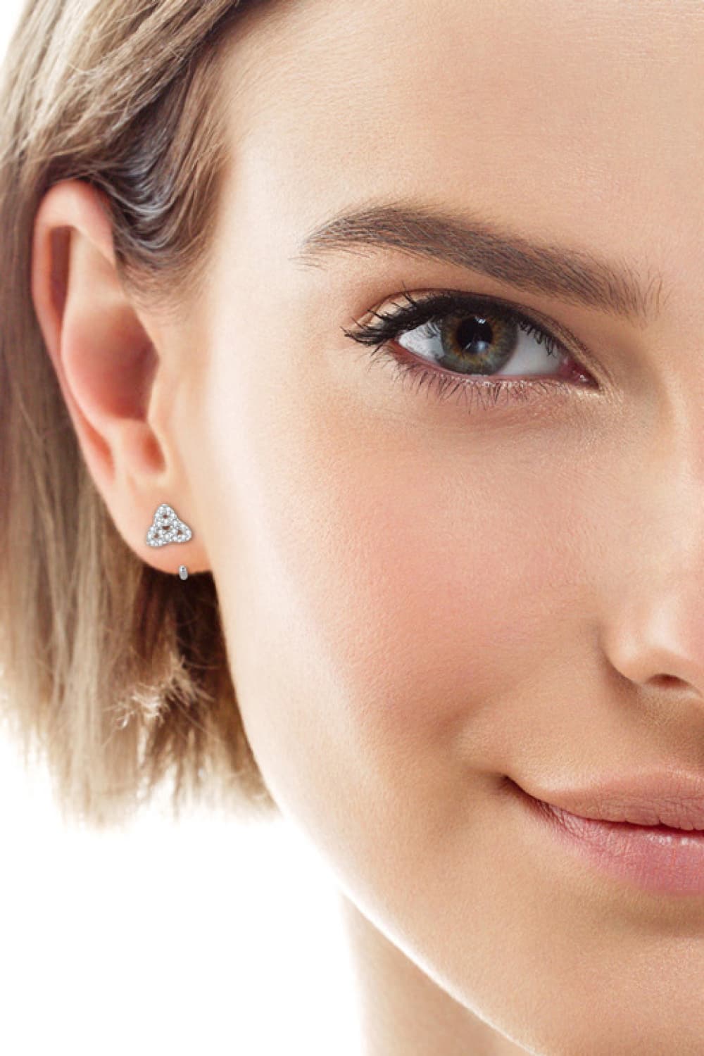 Sparkala™ Platinum-Plated 925 Sterling Silver Earrings by Sparkala