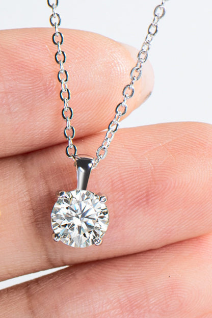 1 Carat Sparkala™ Chain-Link Necklace (Platinum-Plated Fine Silver) by Sparkala