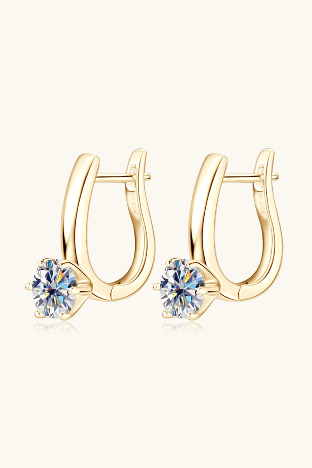 2 Carat Sparkala™ Platinum-Plated 925 Sterling Silver Earrings by Sparkala