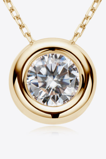 Adored 1 Carat Sparkala™ Pendant 925 Sterling Silver Necklace (Platinum-Plated Fine Silver) by Sparkala