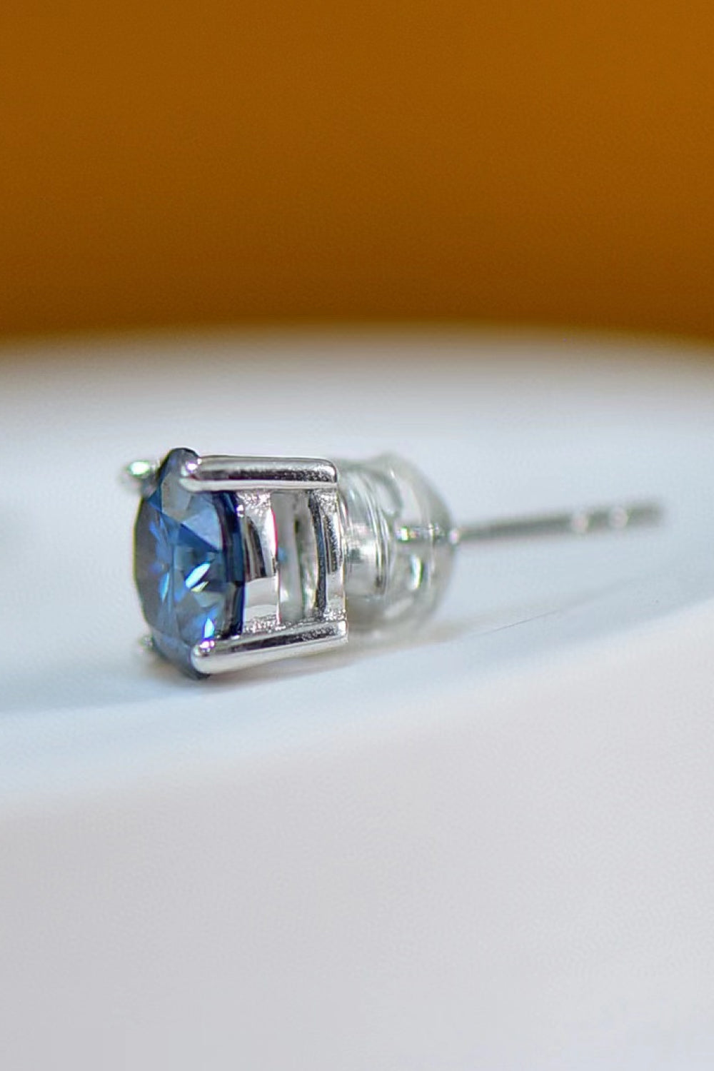 2 Carat Sparkala™ Four-Prong Platinum-Plated Earrings by Sparkala