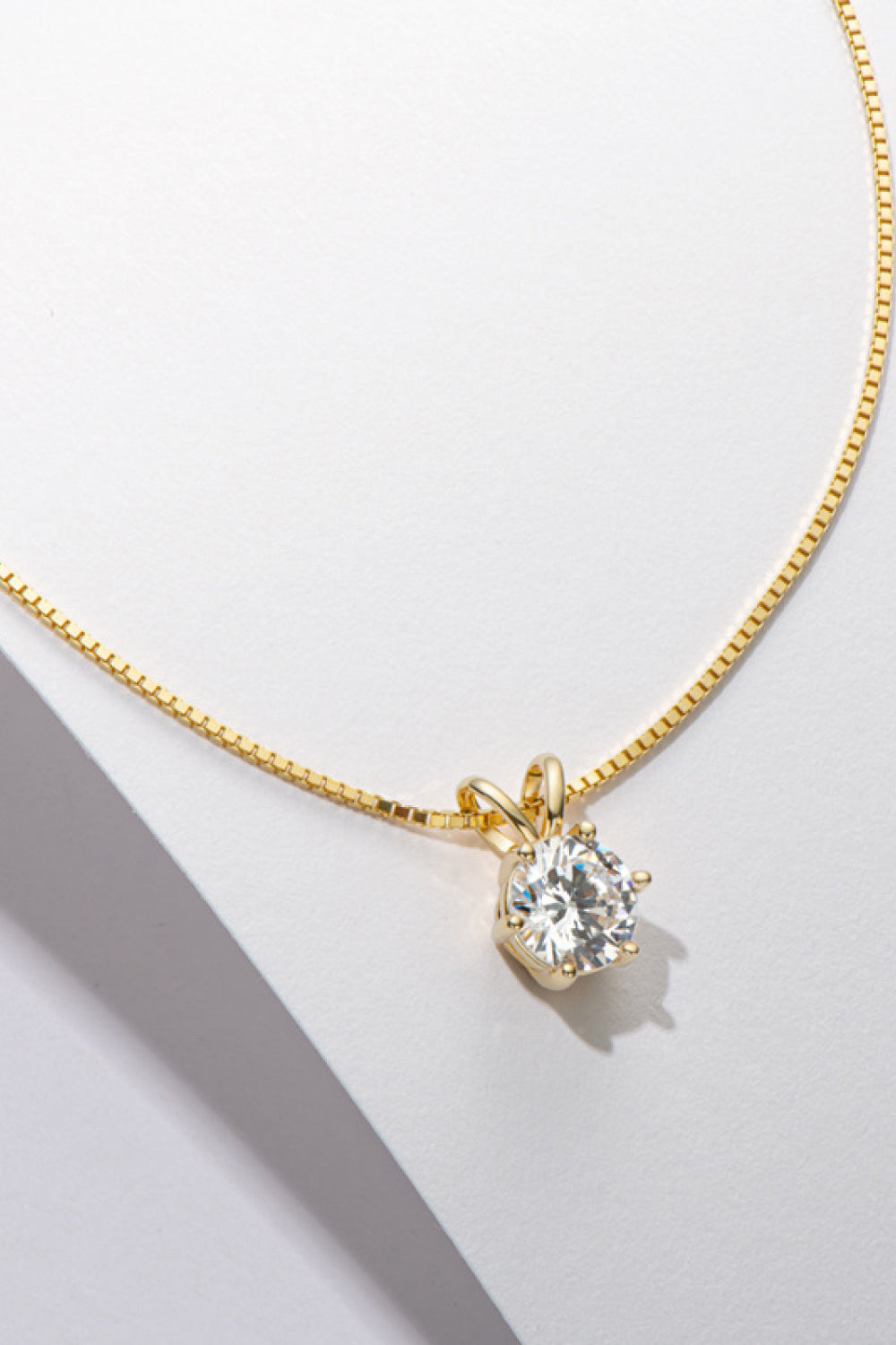 1 Carat Sparkala™ Pendant Necklace (Platinum-Plated Fine Silver) by Sparkala