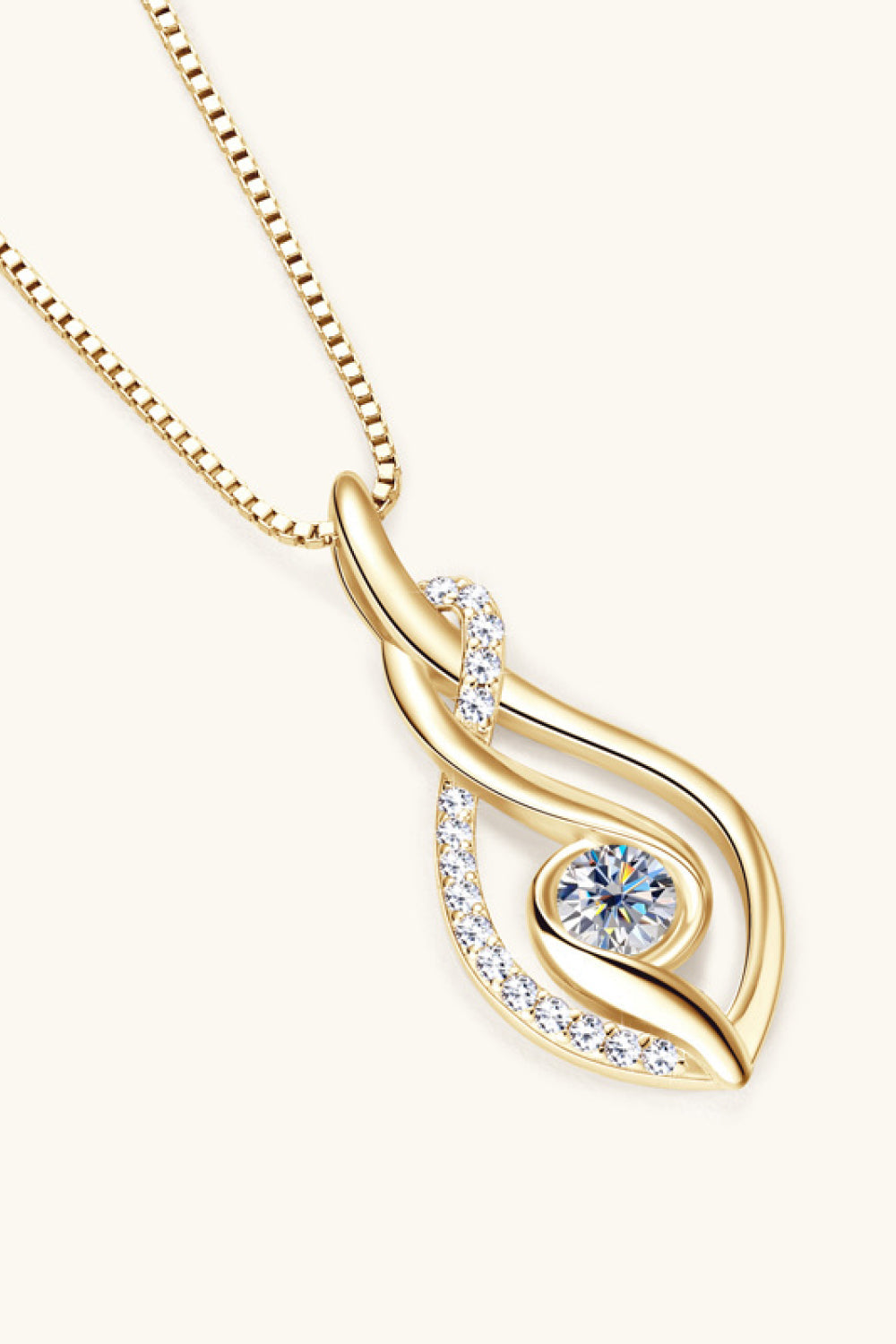 Sparkala™ Platinum-Plated 925 Sterling Silver Necklace by Sparkala
