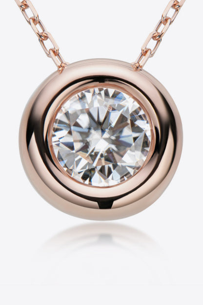 Adored 1 Carat Sparkala™ Pendant 925 Sterling Silver Necklace (Platinum-Plated Fine Silver) by Sparkala