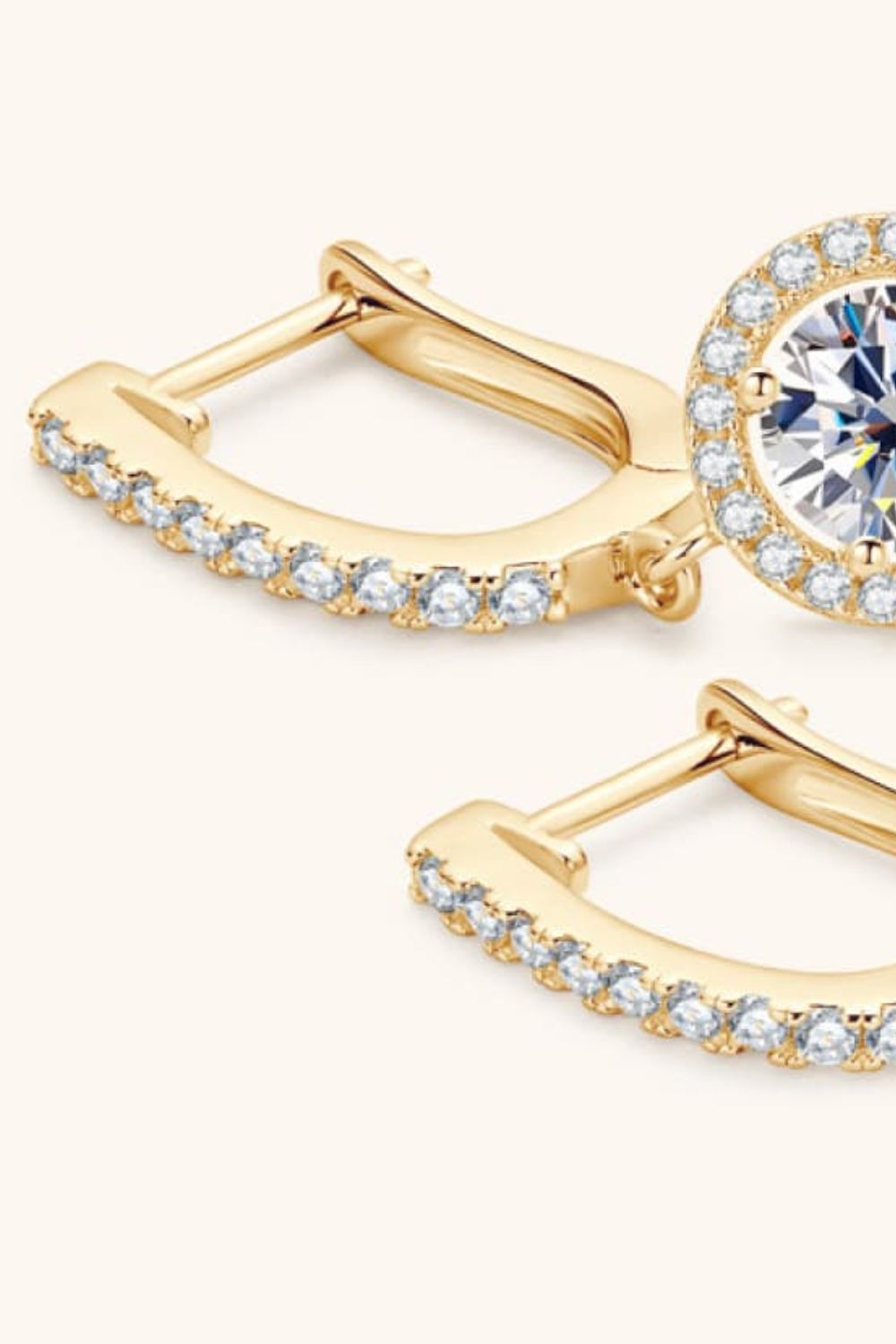 2 Carat Sparkala™ Platinum-Plated 925 Sterling Silver Drop Earrings by Sparkala