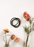 Dainty Shungite + 14K Gold Filled || Beaded Stretch Bracelet by CanyonLeaf