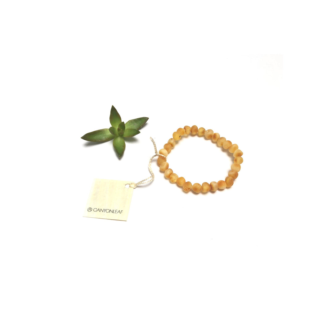 Raw Honey Baltic Amber || Adult Bracelet by CanyonLeaf