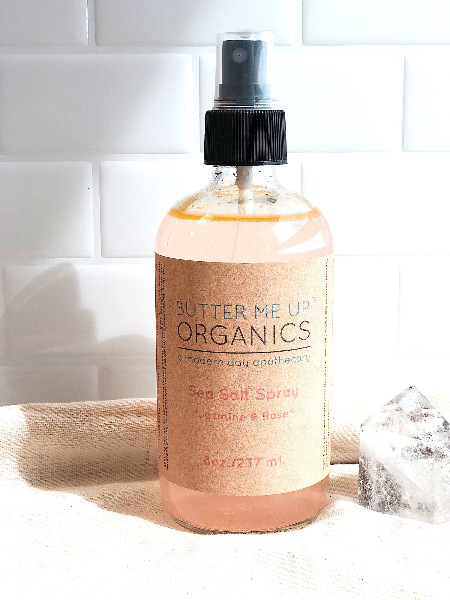 Sea Salt Spray / Pink Himilayan Salt / Hair Texturizer / Beach Waves / Natural Hair Spray / Salt Hair Spray by Butter Me Up Organics