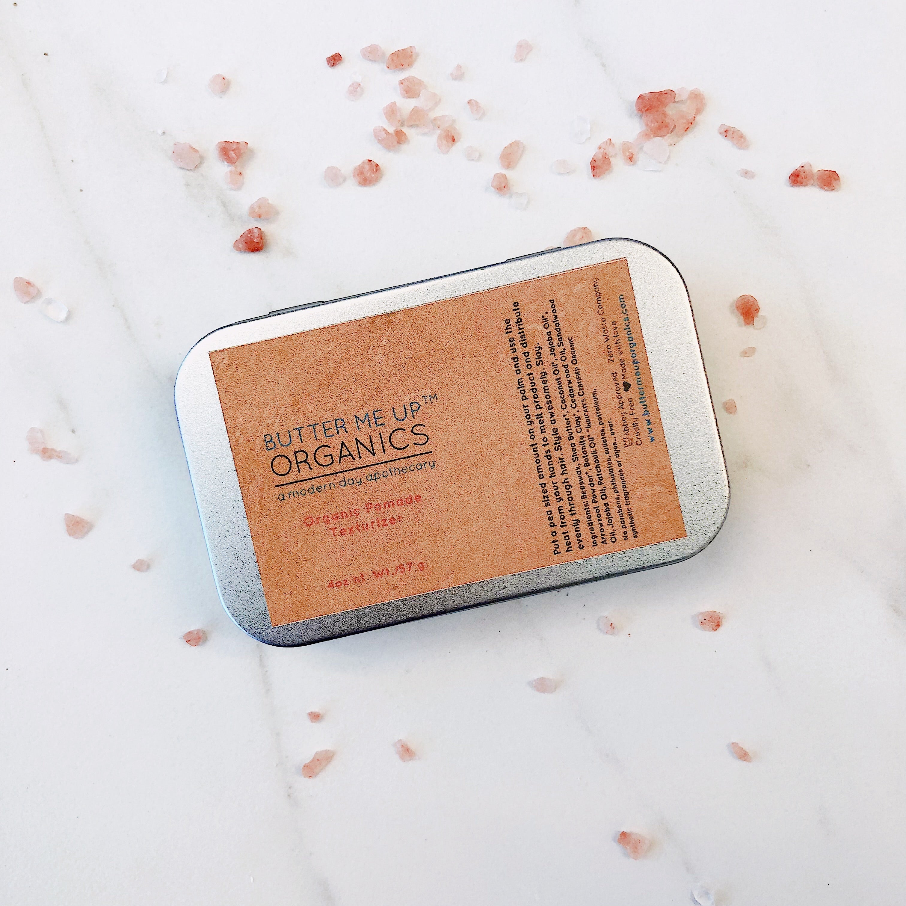 Organic Pomade Hair Wax Styling Gel by Butter Me Up Organics