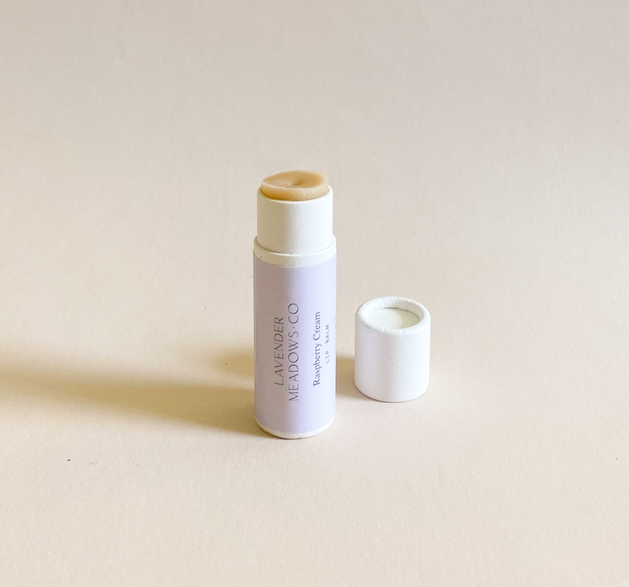Raspberry Cream Lip Balm by Lavender Meadows Co