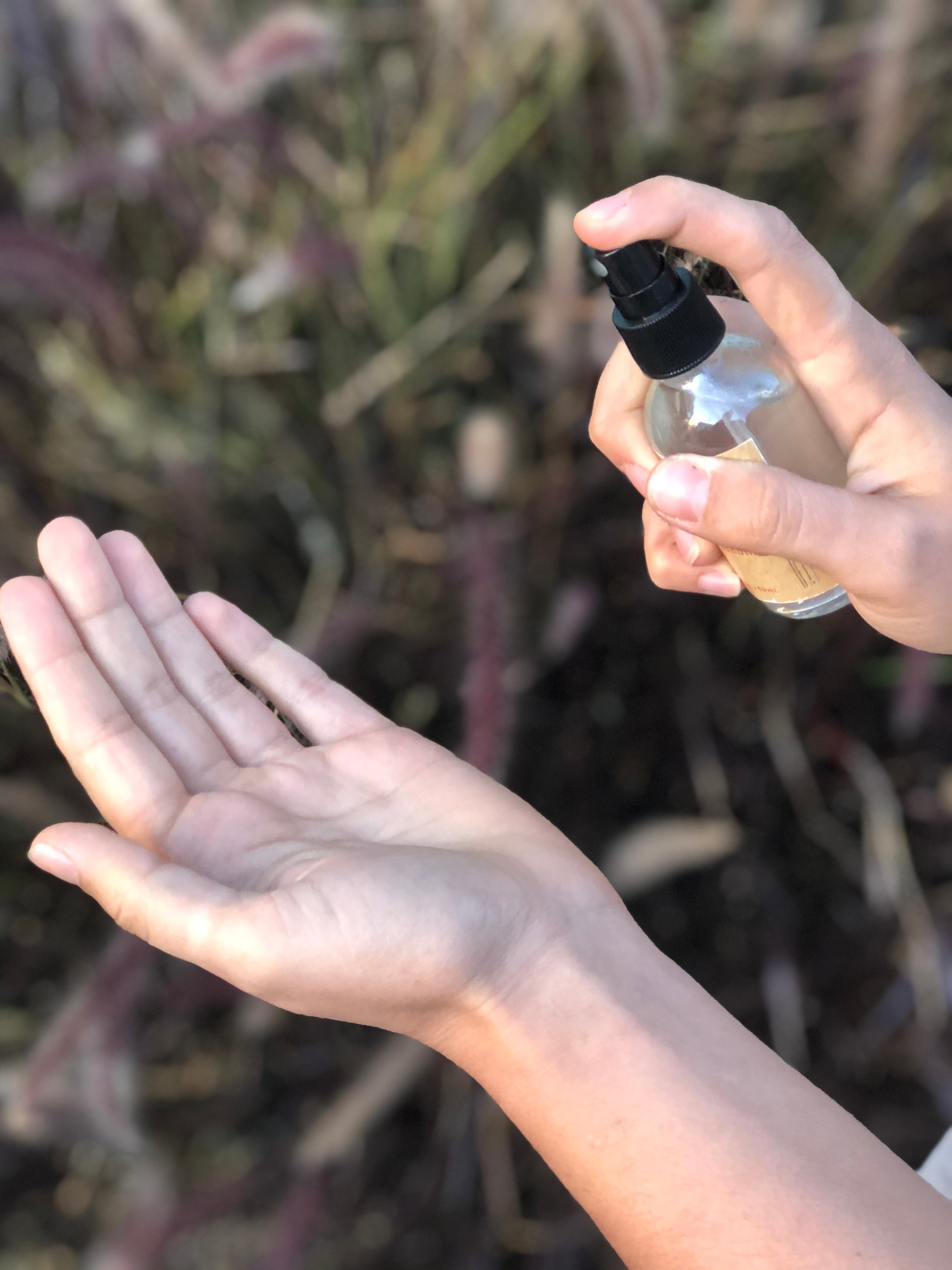Organic Hand Sanitizer Triclosan Free / Organic Sanitizer / Butter Me UP Organics by Butter Me Up Organics