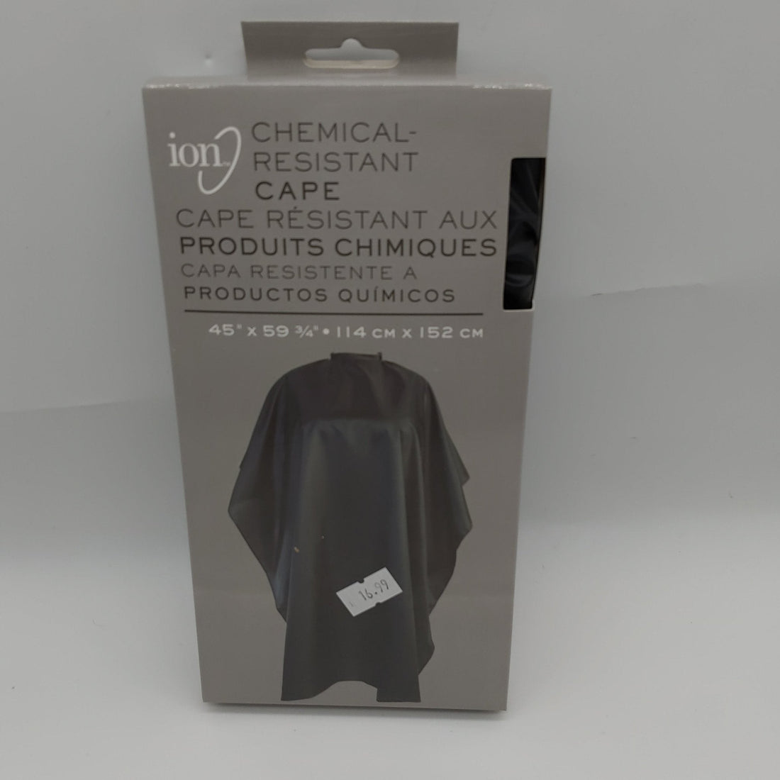 Ion Chemical-Resistant Cape 45" x 60", Black