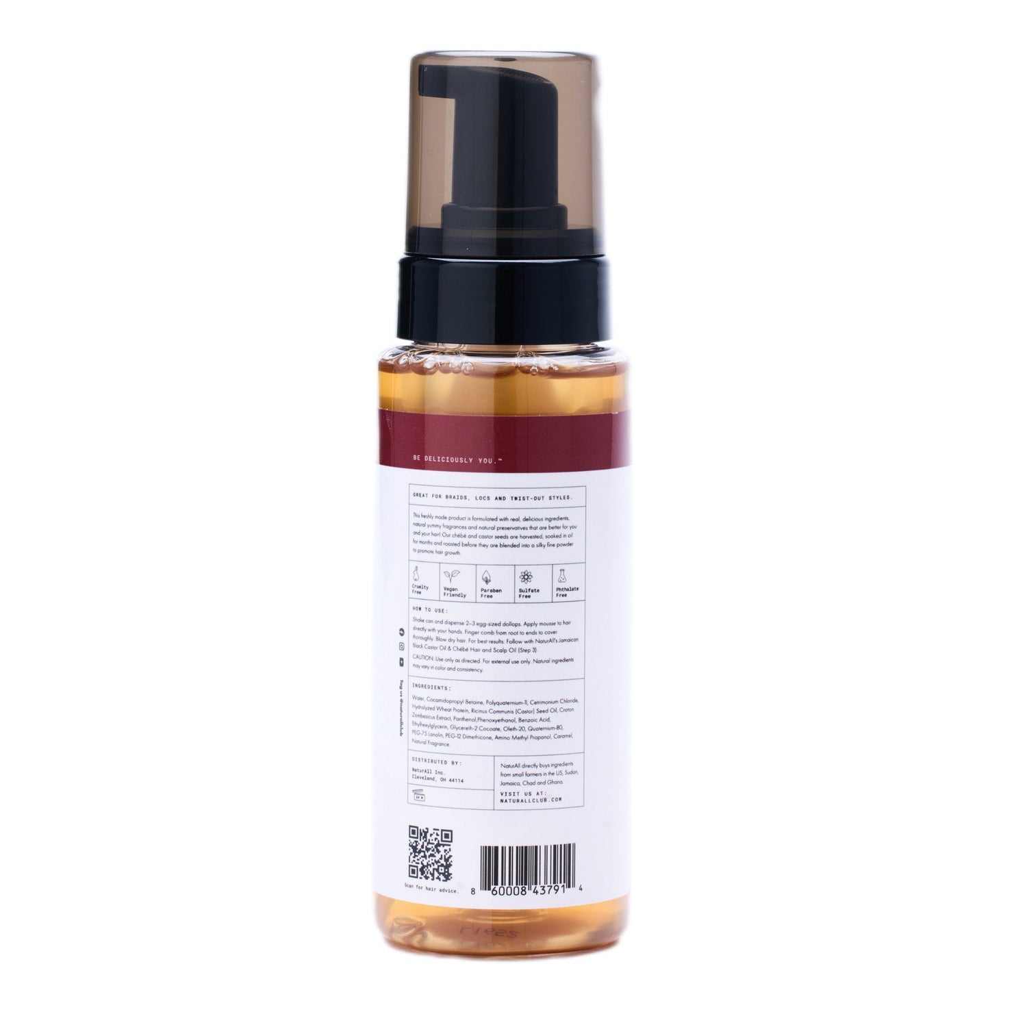 Jamaican Black Castor Oil and Chebe Ultimate Mousse by NaturAll