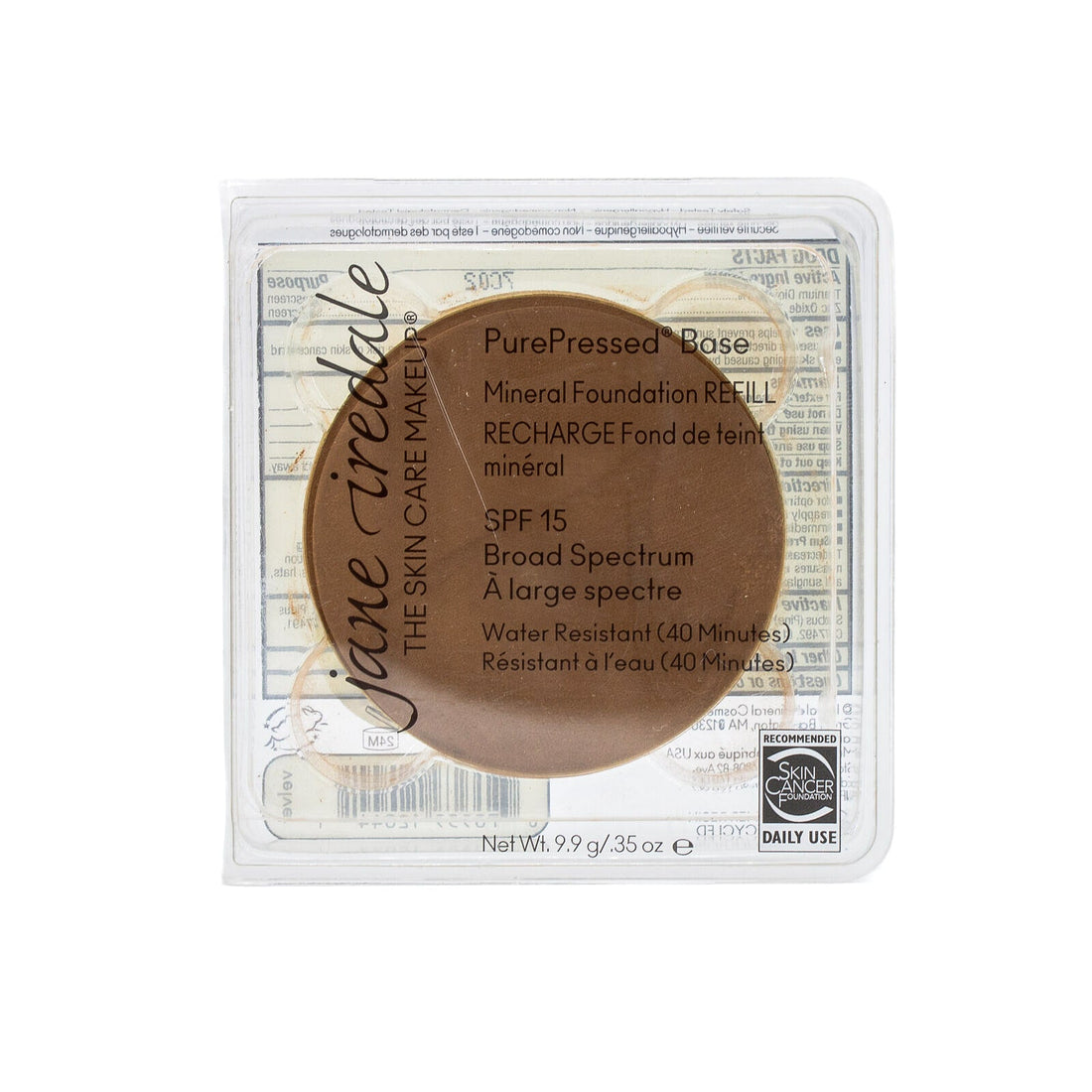 jane iredale PurePressed Foundation Refill VELVET .35oz - Imperfect Container by This is Beauty US
