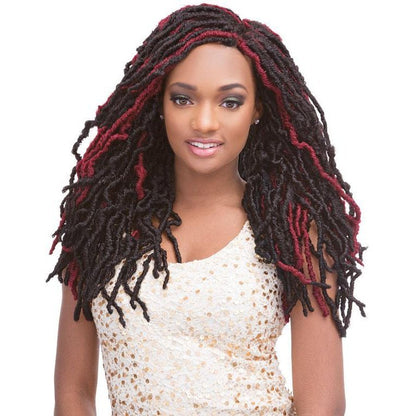 Janet Collection 2X Mambo Natural Born Locs, 18"