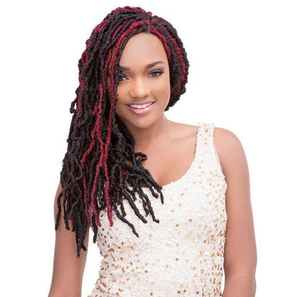 Janet Collection 2X Mambo Natural Born Locs, 18"